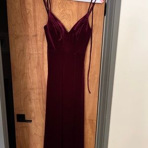 Burgundy Bridesmaid Dress